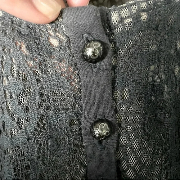 NWT BCBGMaxAzria Wool Blend Jersey Knit Balloon Sleeve Boho Peasant Dress Sz SP - Picture 9 of 11